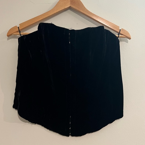Zara Tops - Velvet Corset Top